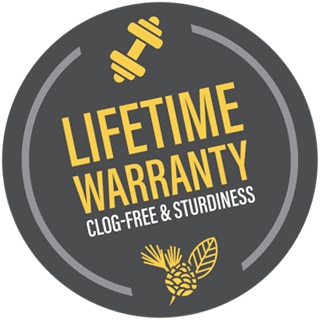 warranty-doublepro-lifetime-clogfree-sturdiness- 360 Lifetime Warranty Clog-Free